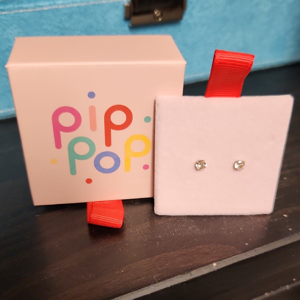 Kids' Stud Earrings. Pip Pop Brand.